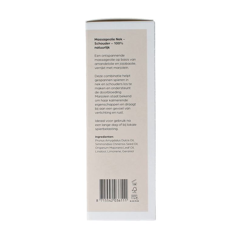 Volatile Massageolie nek/schouder glas met pomp - Afbeelding 5