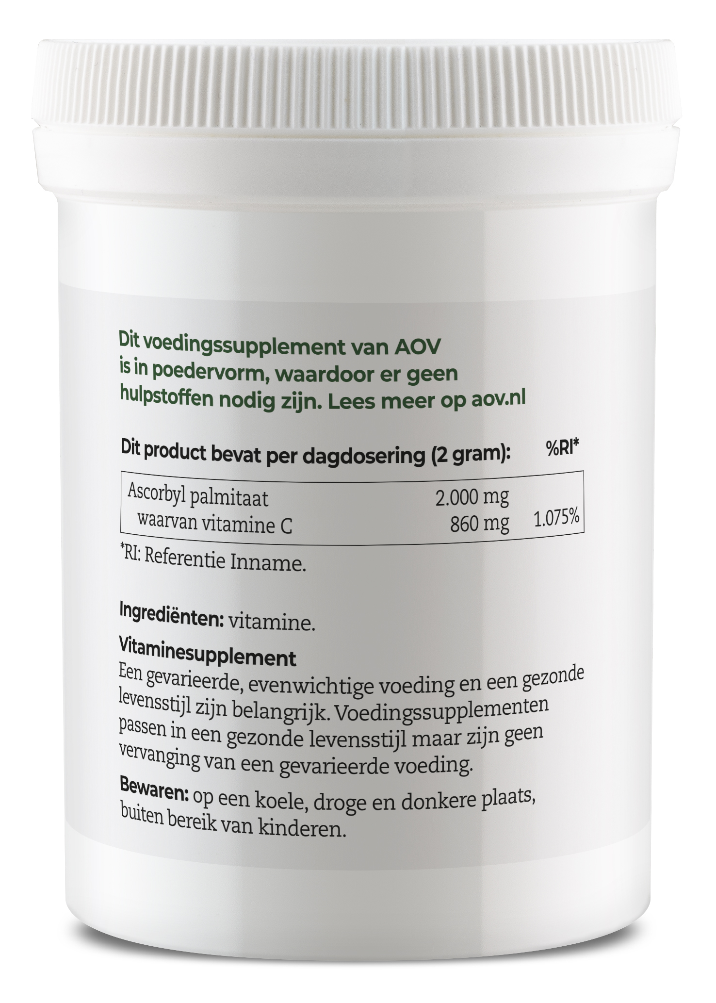 AOV 333 Vitamine C ascorbyl palmitaat - Afbeelding 2
