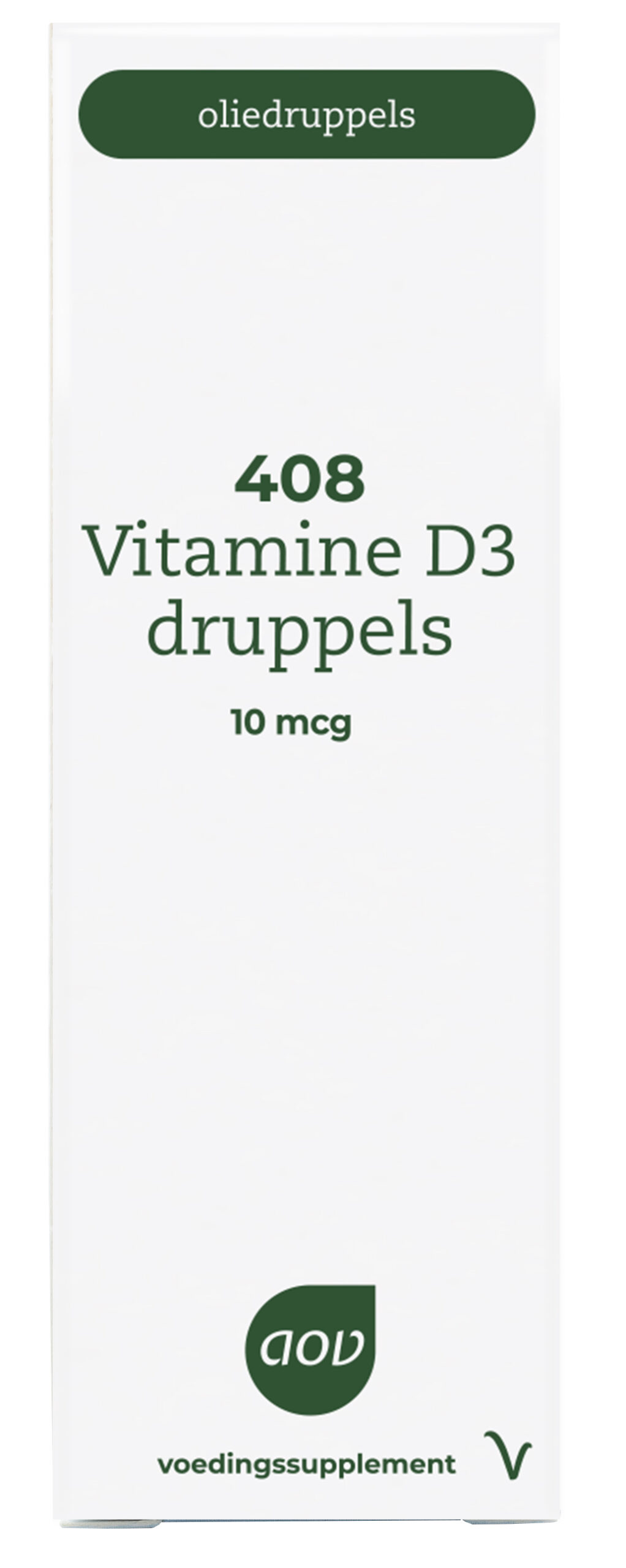 AOV 408 Vitamine D3 druppels 10mcg