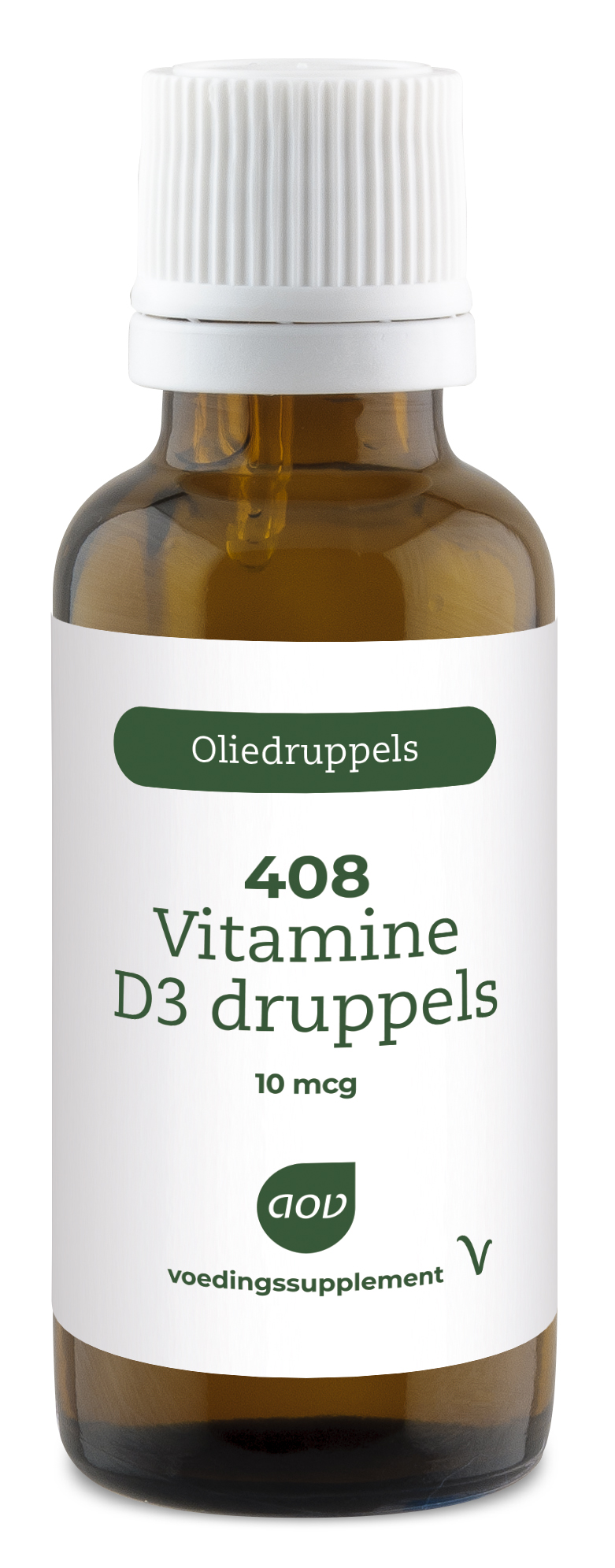 AOV 408 Vitamine D3 druppels 10mcg - Afbeelding 2