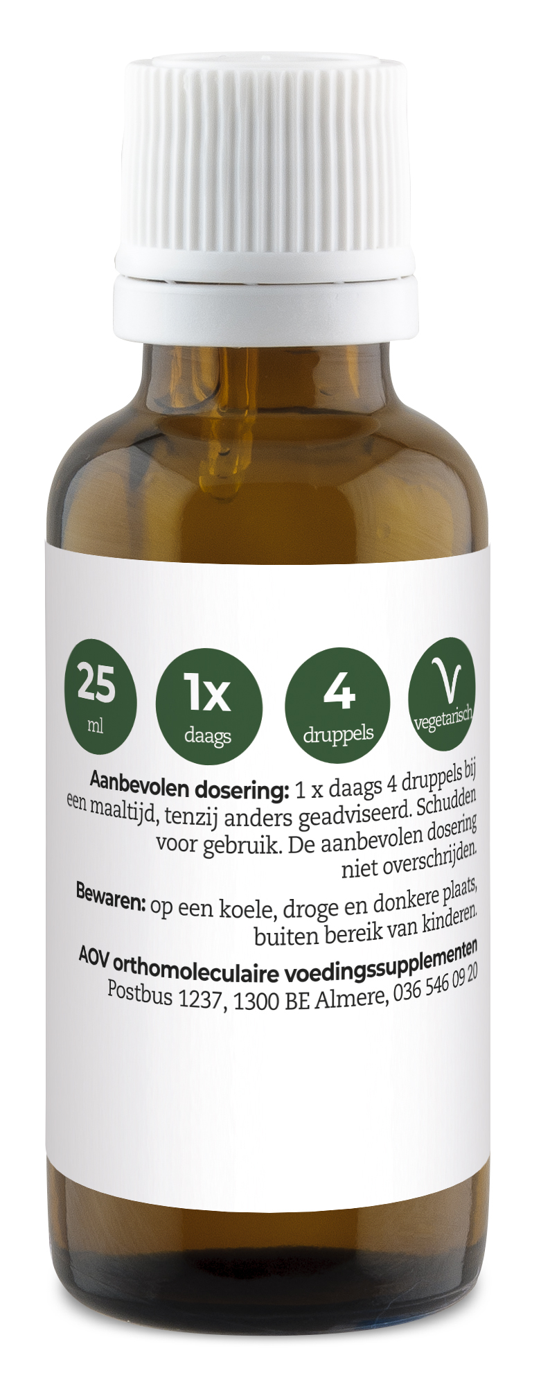 AOV 408 Vitamine D3 druppels 10mcg - Afbeelding 4