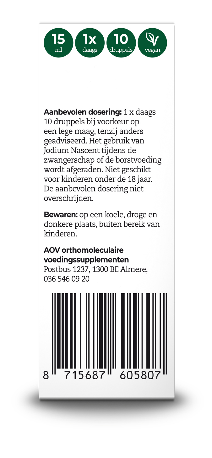 AOV 580 Jodium nascent 150mcg - Afbeelding 3