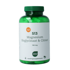 AOV 513 Magnesium bisglycinaat & citraat 150mg