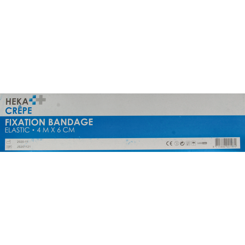 Heka Crepe windsel 4m x 6 cm - Afbeelding 5