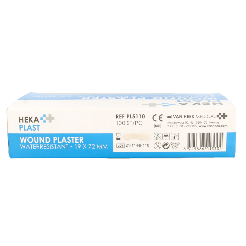 Hekaplast Pleister water resistent 19 x 72 - Afbeelding 3