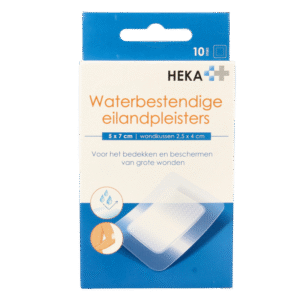 Heka Klein Eilandpleister 5cm x 7cm waterbestendig