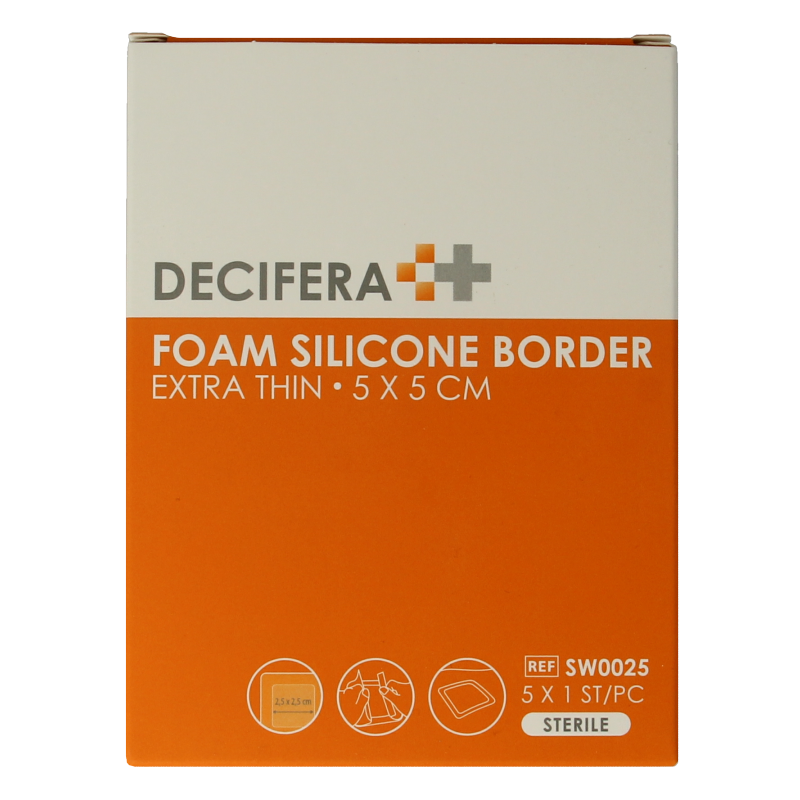 Decifera Foam border 5 x 5cm