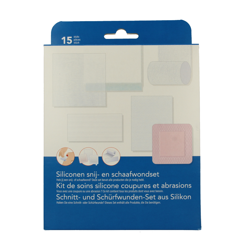 Heka Siliconen snij- en schaafwondset