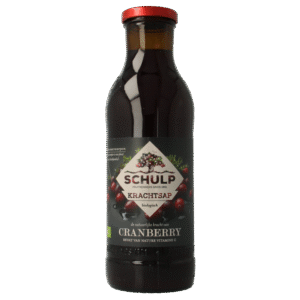 Schulp Krachtsap cranberrysap puur bio