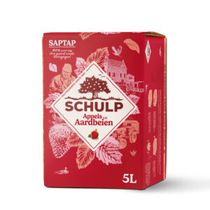 Schulp Saptap appel & aardbeiensap