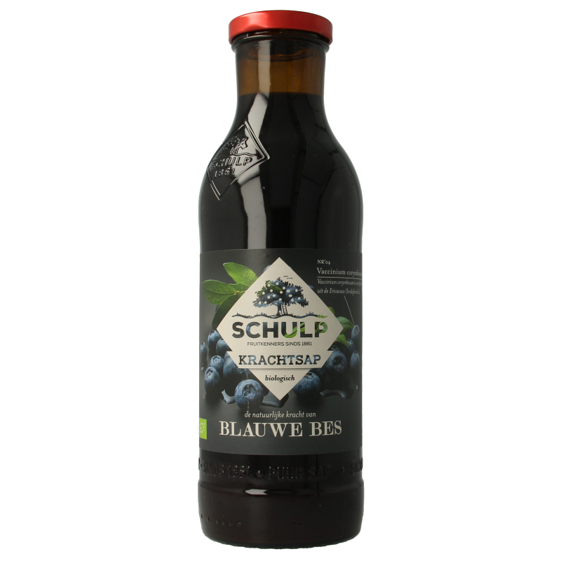 Schulp Krachtsap blauwe bessensap puur bio