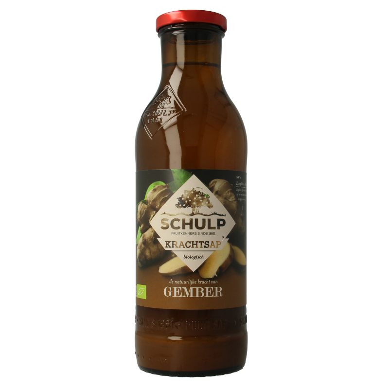 Schulp Krachtsap gembersap puur bio