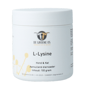 Groene Os L-Lysine en vitamine B6 hond/kat