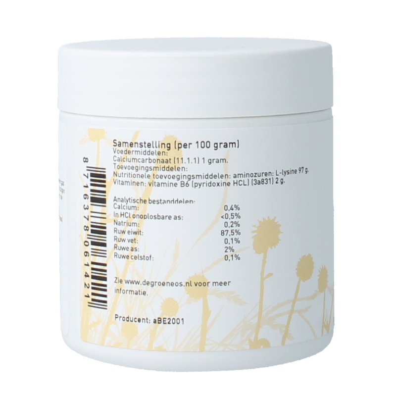 Groene Os L-Lysine en vitamine B6 hond/kat - Afbeelding 2