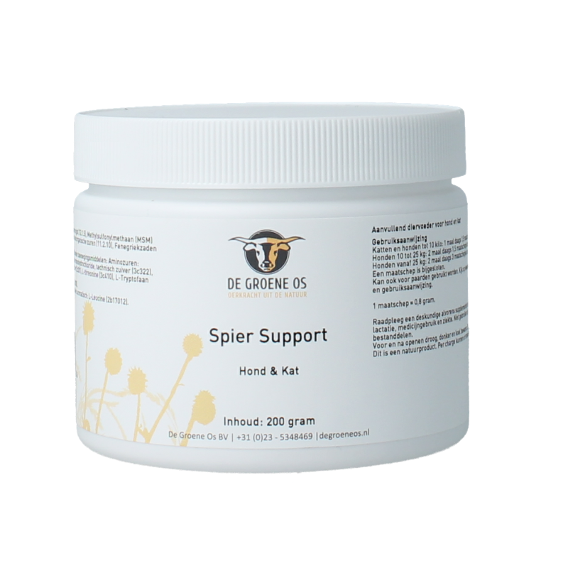 De Groene Os Spier support hond & kat