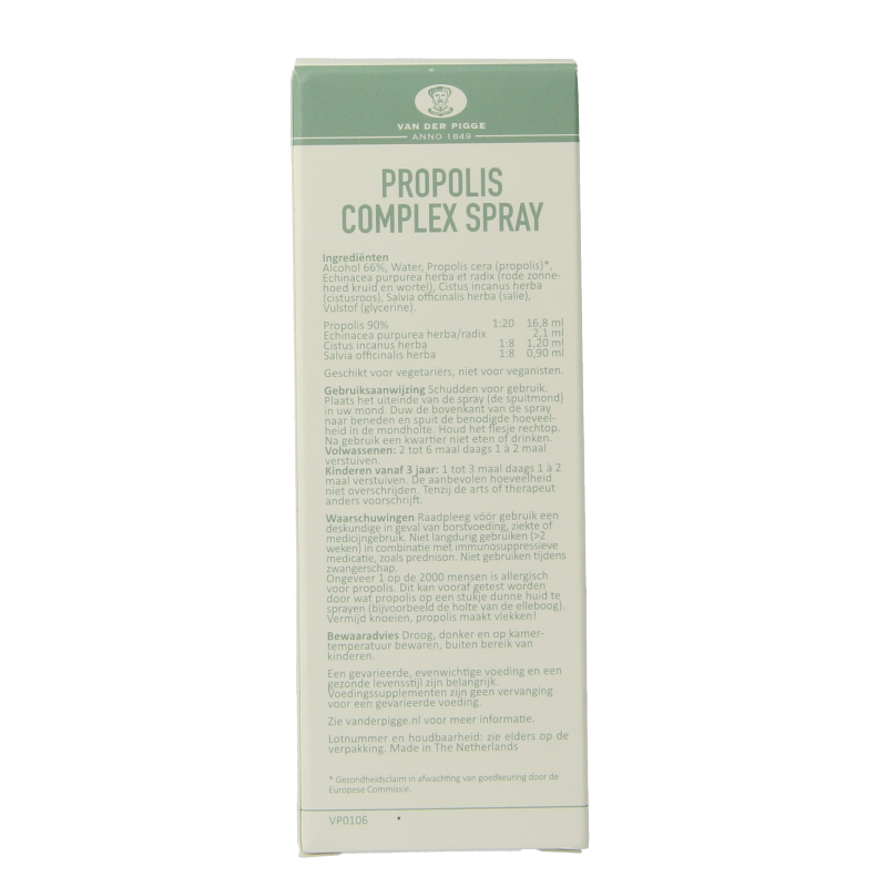 van der Pigge Propolis complex spray - Afbeelding 3