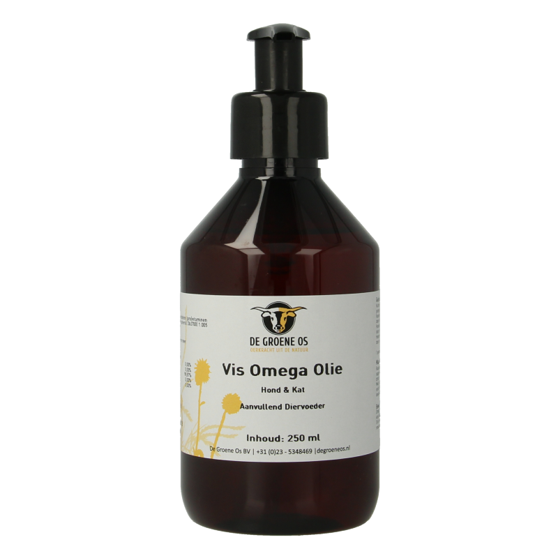 Groene Os Vis omega hond/kat