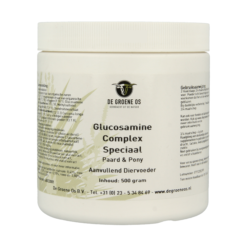Groene Os Glucosamine complex speciaal paard/pony