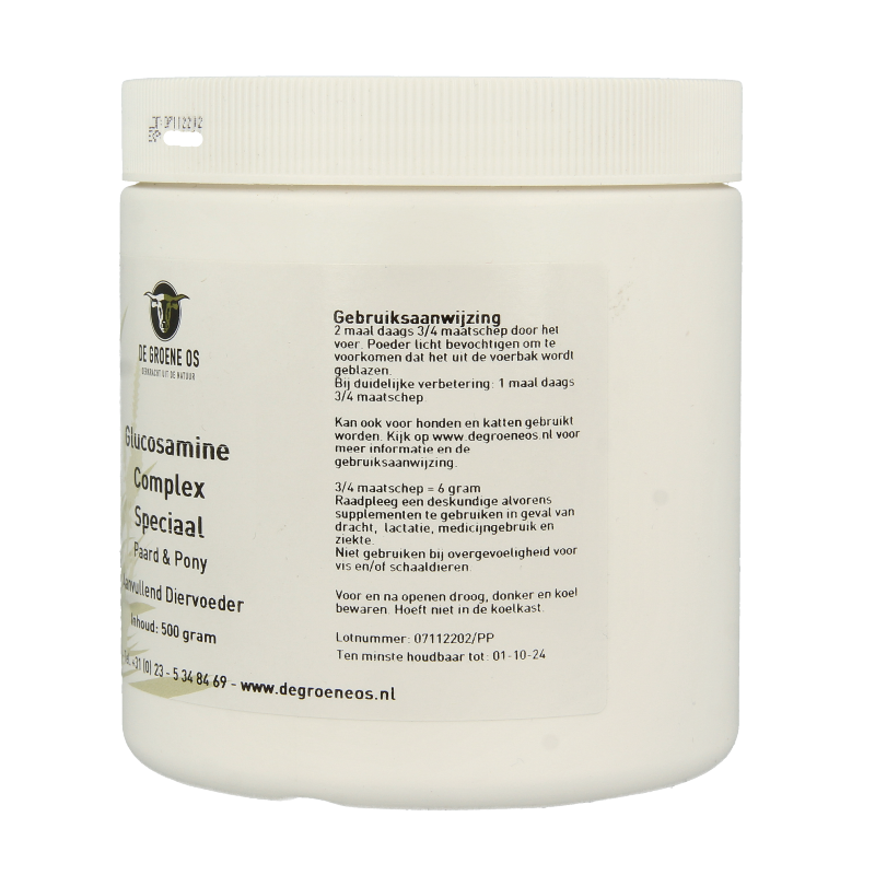 Groene Os Glucosamine complex speciaal paard/pony - Afbeelding 3