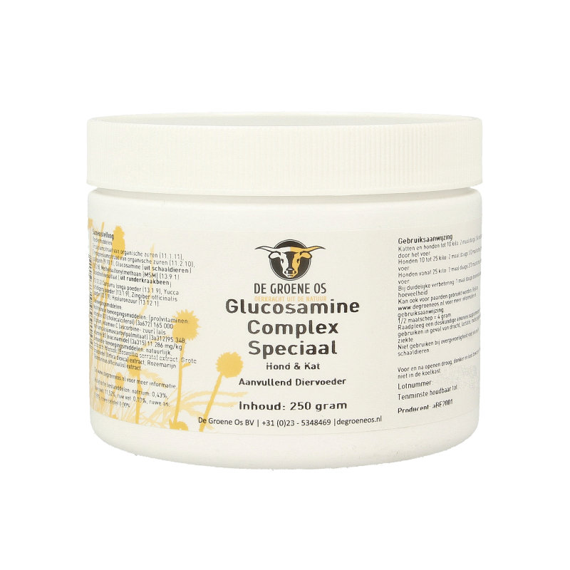 Groene Os Glucosamine complex speciaal hond/kat