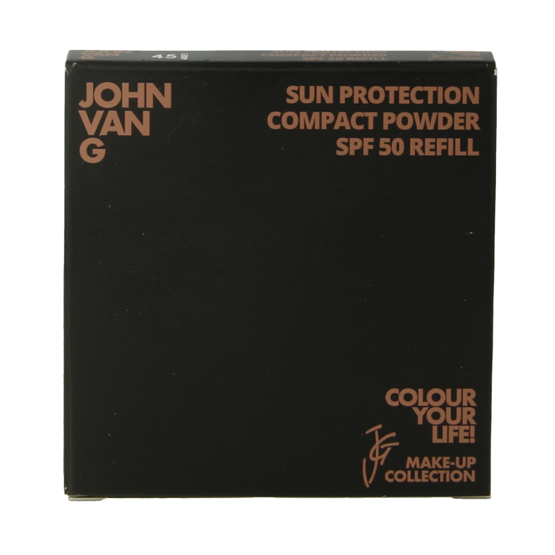 John van G Sun protection compact powder SPF50 refill 45