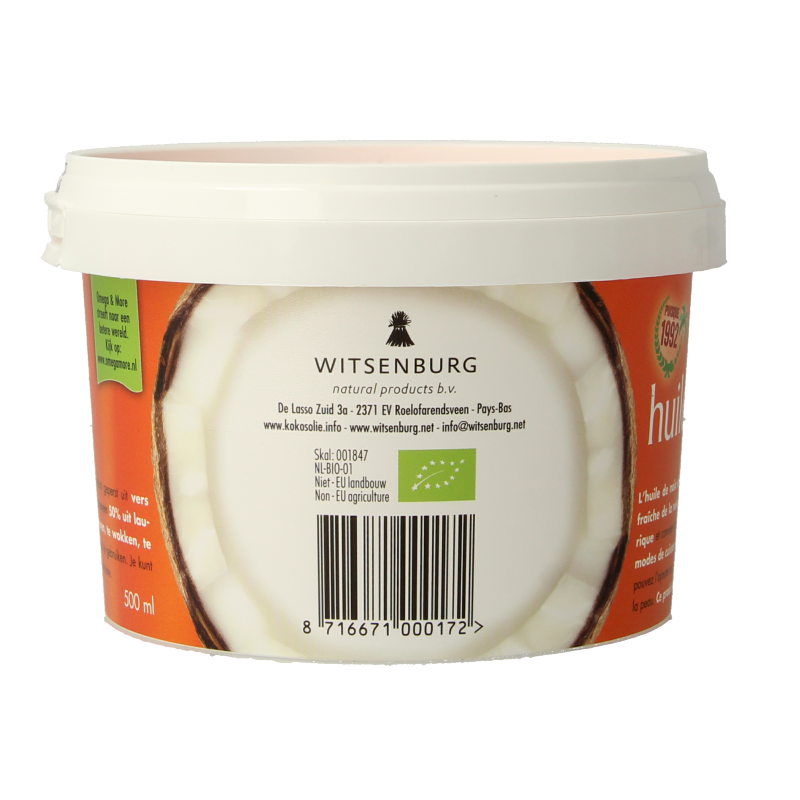 Omega & More Kokosolie geurloos bio - Afbeelding 2