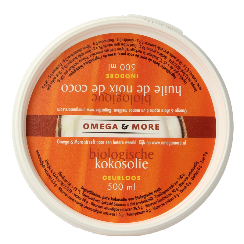 Omega & More Kokosolie geurloos bio - Afbeelding 3