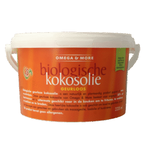 Omega & More Kokosolie geurloos bio