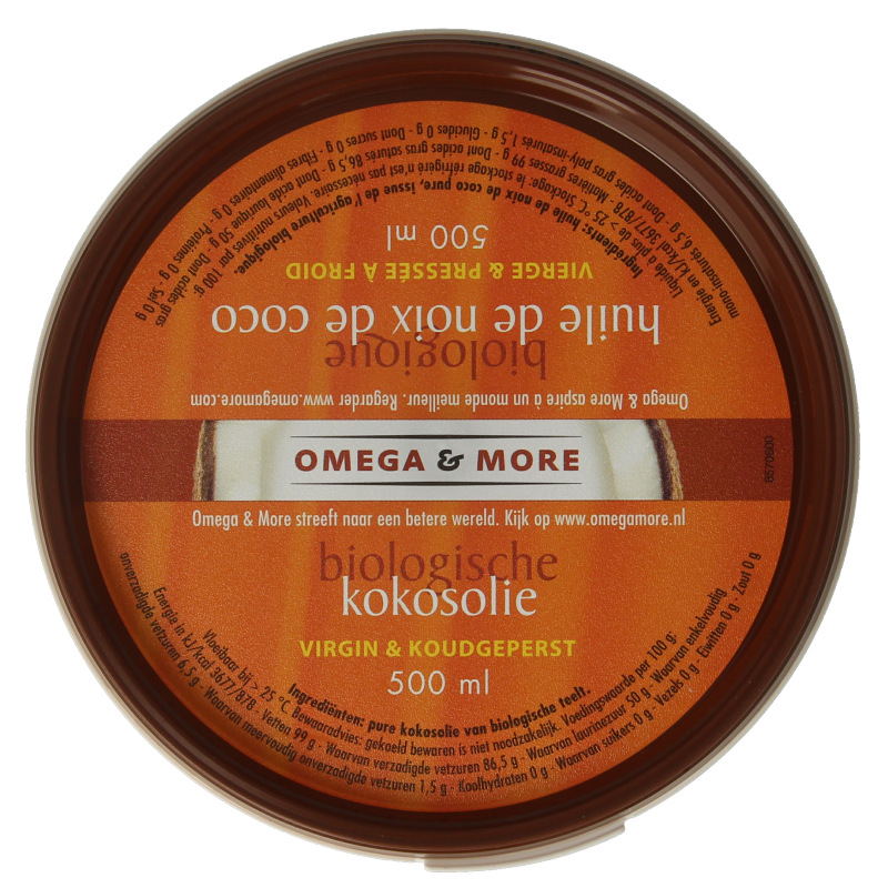 Omega & More Kokosolie extra virgin bio - Afbeelding 3