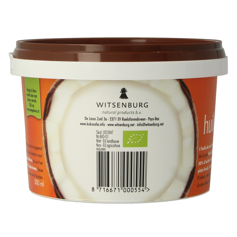 Omega & More Kokosolie extra virgin bio - Afbeelding 4