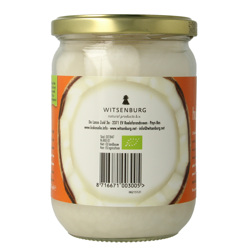 Omega & More Kokosolie extra virgin glas bio - Afbeelding 2