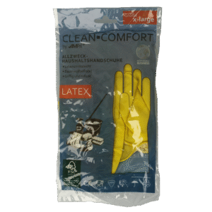 CLEAN-COMFORT Huishoudhandschoen geel maat XL