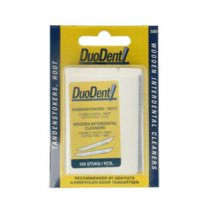 Duodent Tandenstoker hout fine/extra fine dubbelzijdig