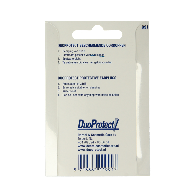 Duoprotect Oordoppen beschermend - Afbeelding 2