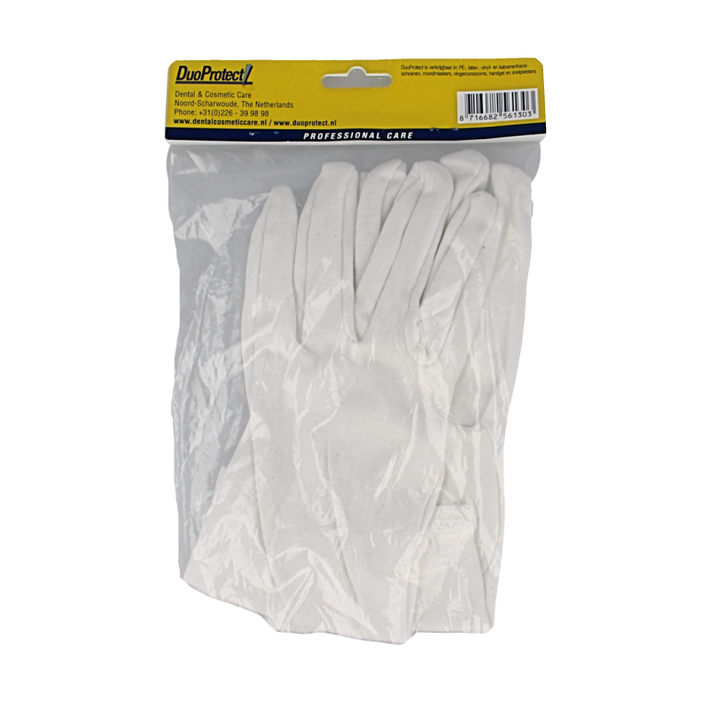 Duoprotect Handschoen katoen maat L