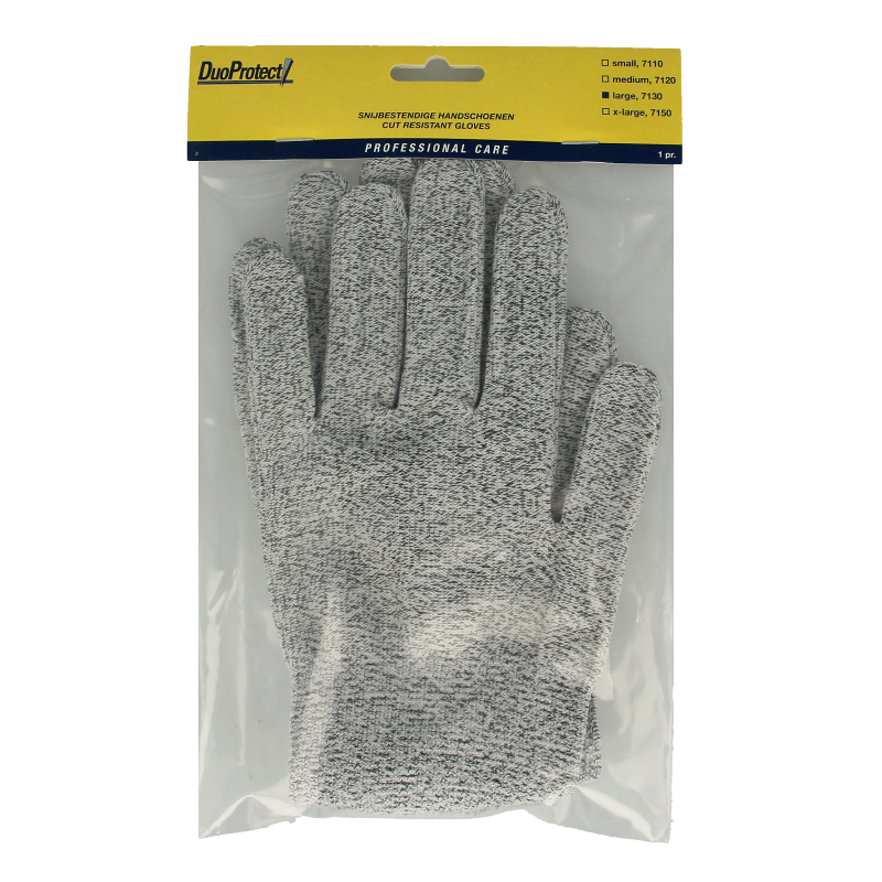 Duoprotect Snijbestendige handschoen maat L