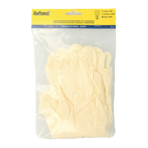 Duoprotect Handschoen latex poedervrij large
