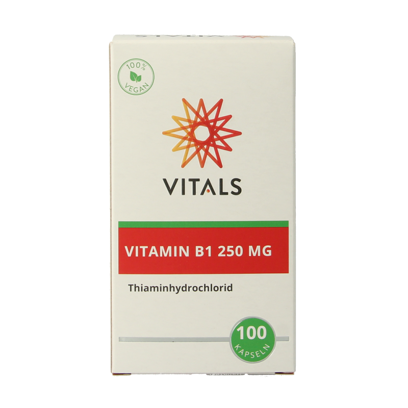 Vitals Vitamine B1 thiamine 250mg - Afbeelding 4