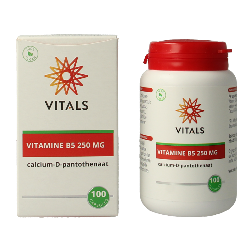 Vitals Vitamine B5 250mg - Afbeelding 2