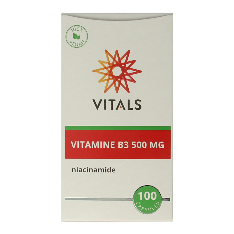 Vitals Vitamine B3 niacinamide 500mg