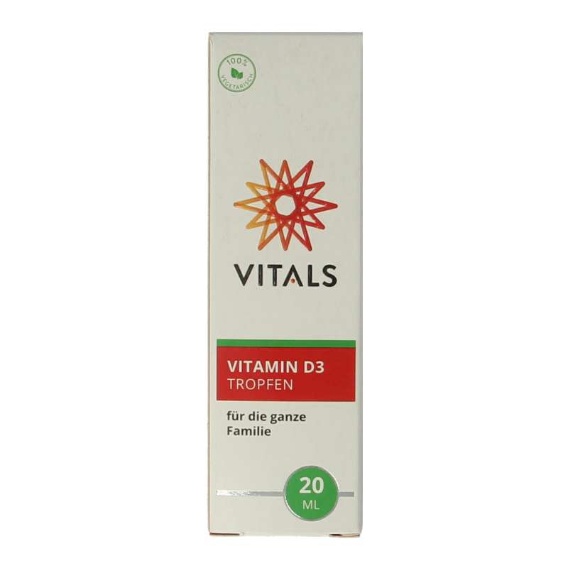 Vitals Vitamine D3 druppels - Afbeelding 4