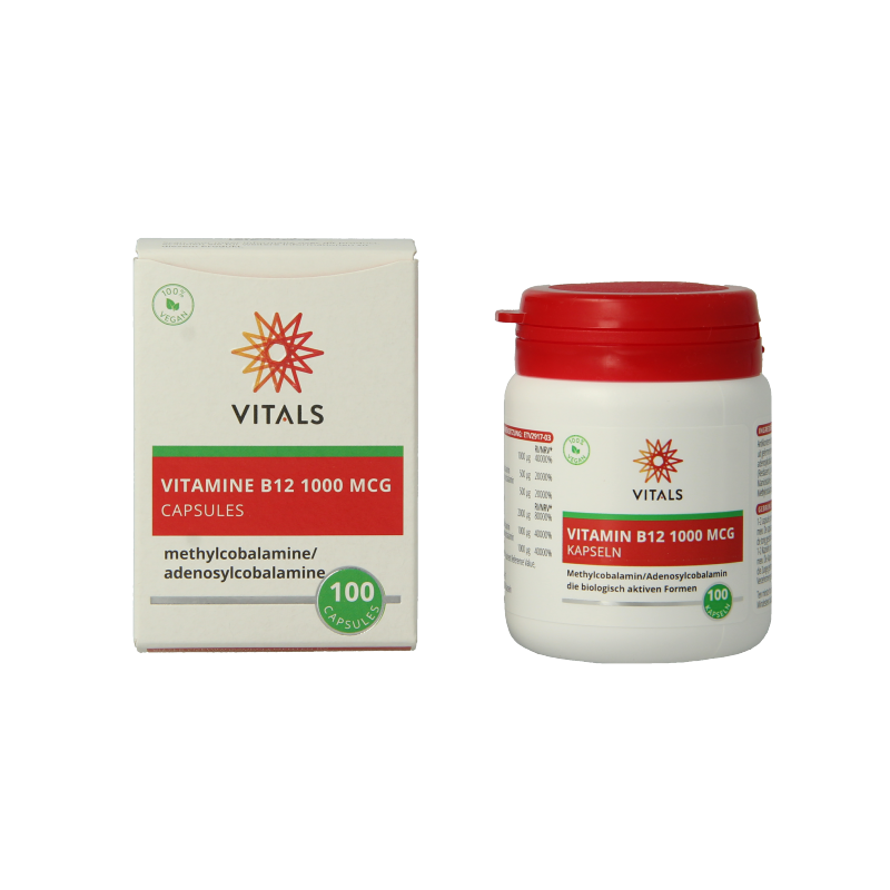 Vitals Vitamine B12 1000 mcg - Afbeelding 2