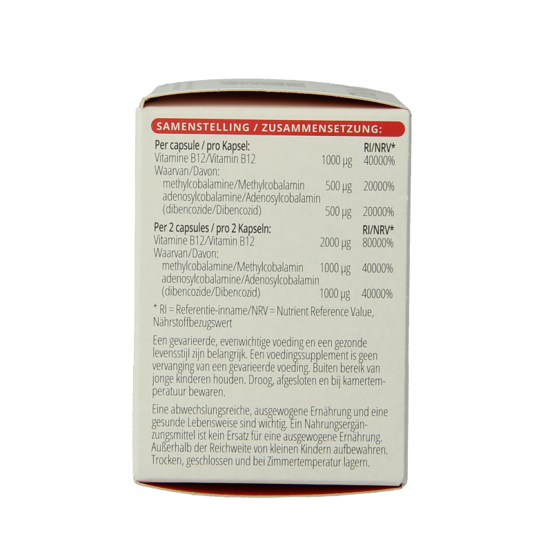Vitals Vitamine B12 1000 mcg - Afbeelding 5