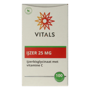 Vitals IJzer 25mg met vitamine C