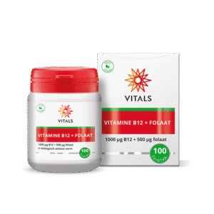 Vitals Vitamine B12 1000 mcg folaat 500 mcg