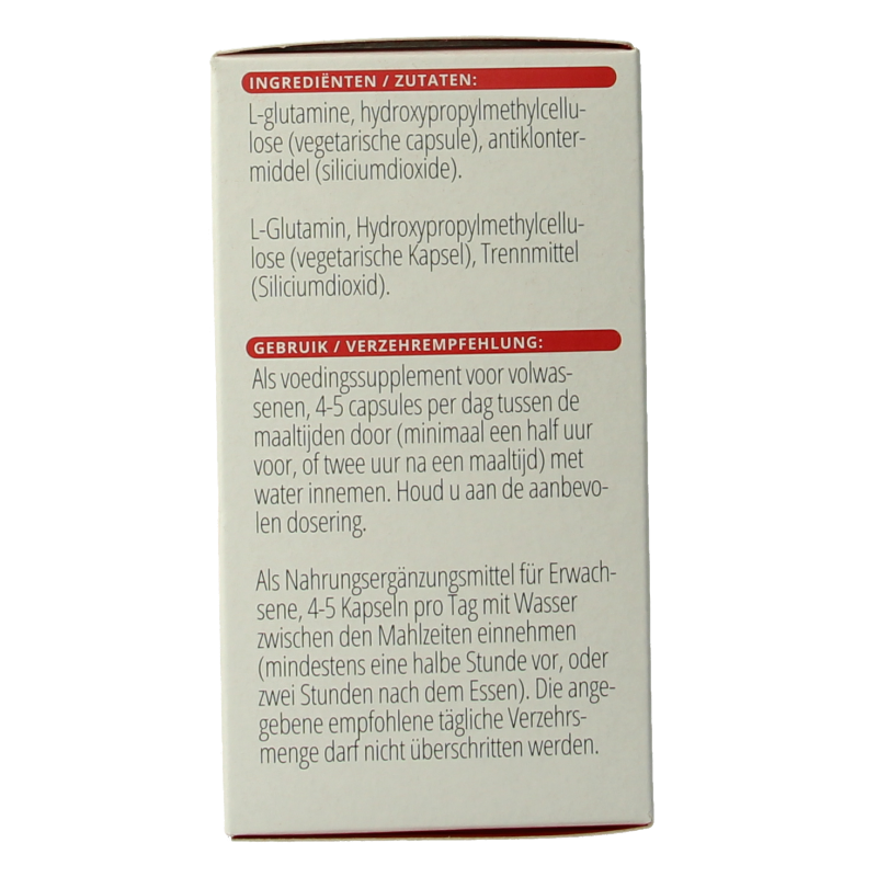 Vitals L-Glutamine 1000mg - Afbeelding 3
