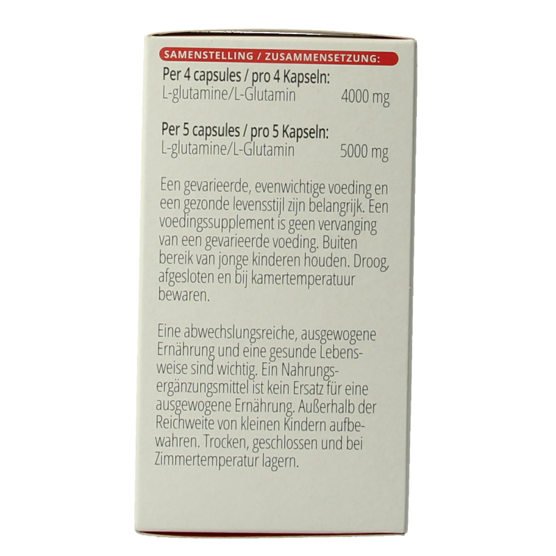 Vitals L-Glutamine 1000mg - Afbeelding 5