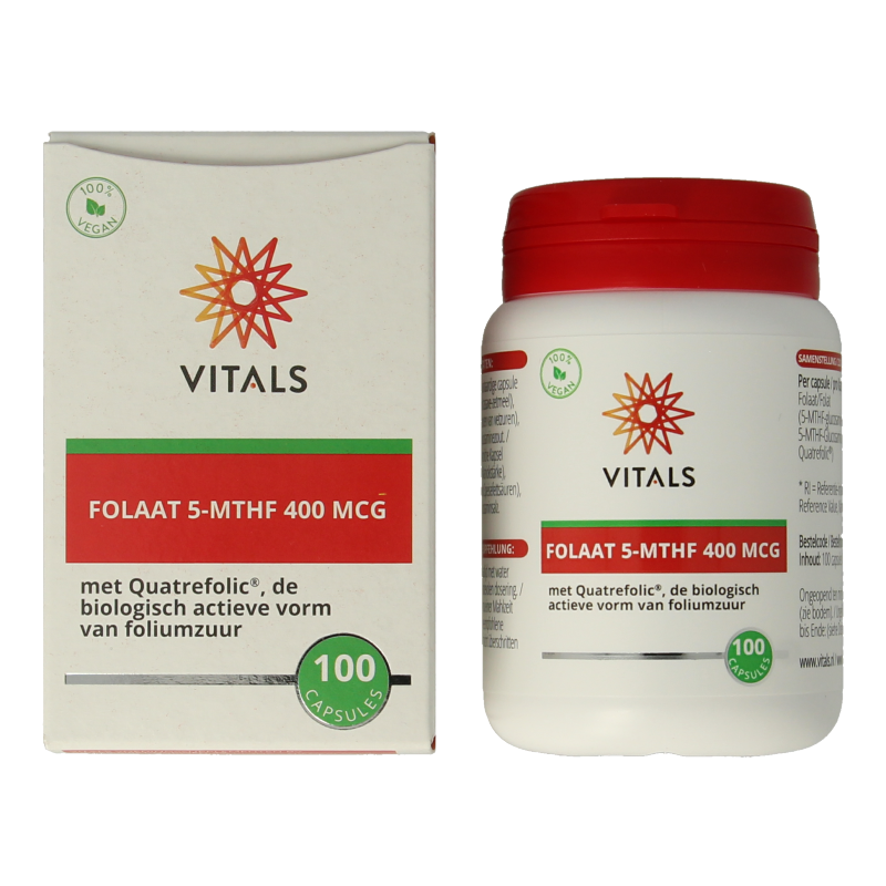 Vitals Folaat 5-MTHF 400 mcg - Afbeelding 2