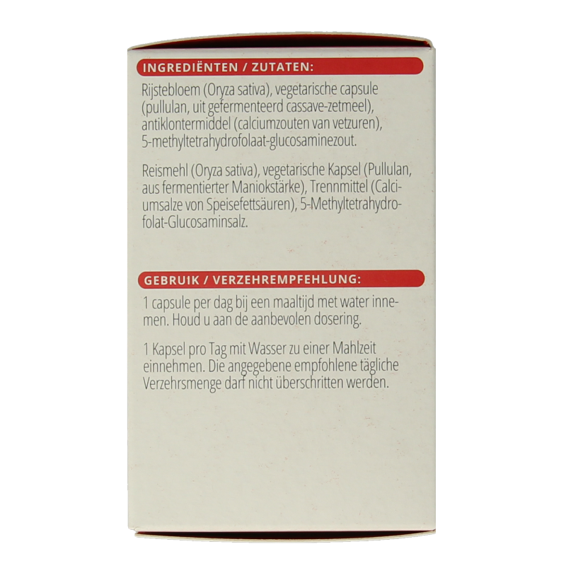 Vitals Folaat 5-MTHF 400 mcg - Afbeelding 3