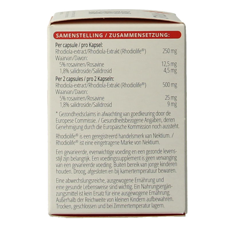 Vitals Rhodiola LF - Afbeelding 5